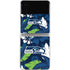NFL Seattle Seahawks Tropical Print Galaxy Z Flip4 5G Skin